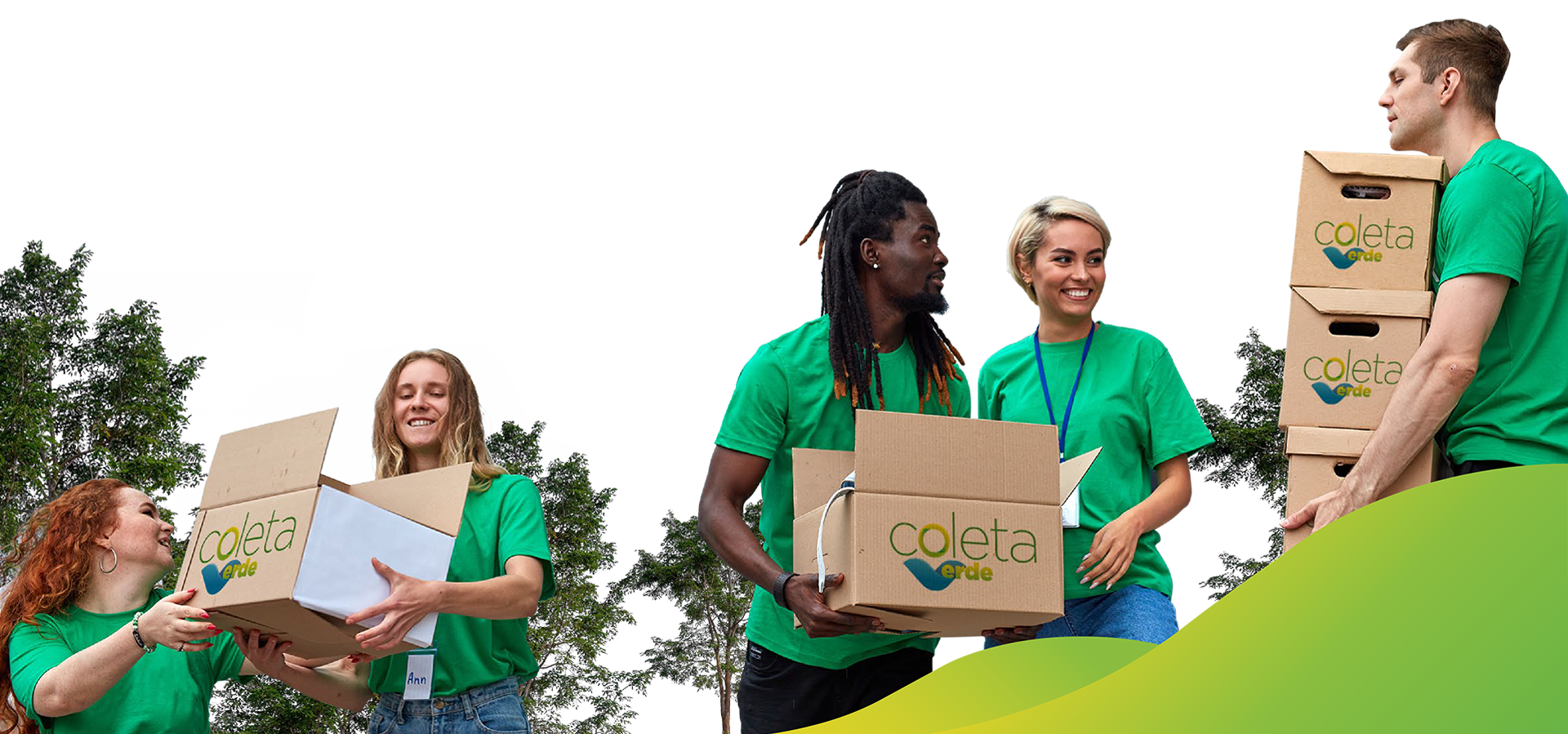 Coleta Verde – A sua participação vale muito para o meio ambiente Coleta Verde - A sua participação vale muito para o meio ambiente